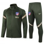 Tuta da Track Giacca Atletico Madrid 2020 2021 Verde