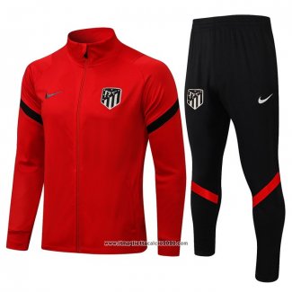 Tuta da Track Giacca Atletico Madrid 2021 2022 Rosso