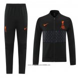 Tuta da Track Giacca Liverpool 2021 2022 Nero e Grigio