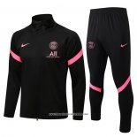 Tuta da Track Giacca Paris Saint-Germain 2021 2022 Nero