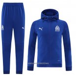 Tuta da Track con Capucha Olympique Marsiglia 2021 2022 Blu