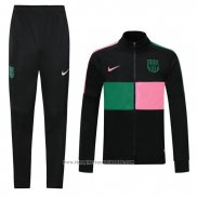 Tuta da Track Giacca FC Barcellona 2020 2021 Rosa e Verde