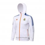 Giacca con Capucha Real Madrid 2021 2022 Bianco