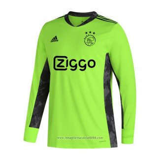 Maglia Ajax Portiere Manica Lunga 2020 2021 Verde