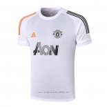 Maglia Allenamento Manchester United 2020 2021 Bianco