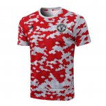 Maglia Allenamento Manchester United 2021 2022 Rosso e Bianco