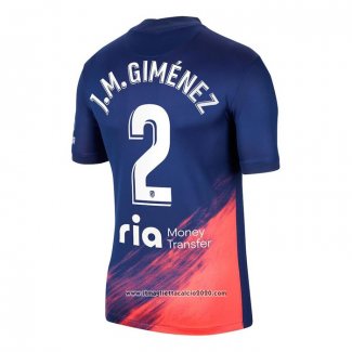 Maglia Atletico Madrid Giocatore J.m.gimenez Away 2021 2022