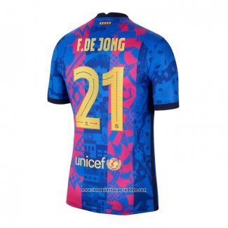 Maglia FC Barcellona Giocatore F.de Jong Terza 2021 2022