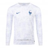 Maglia Francia Away Manica Lunga 2022