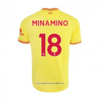 Maglia Liverpool Giocatore Minamino Terza 2021 2022