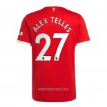 Maglia Manchester United Giocatore Alex Telles Home 2021 2022