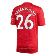 Maglia Manchester United Giocatore Greenwood Home 2020 2021