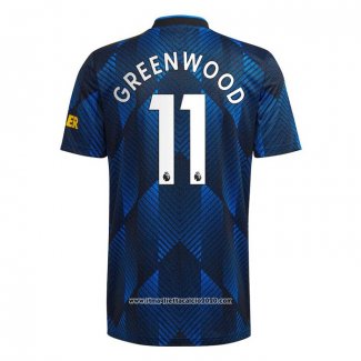 Maglia Manchester United Giocatore Greenwood Terza 2021 2022