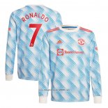 Maglia Manchester United Giocatore Ronaldo Away Manica Lunga 2021 2022