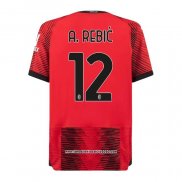 Maglia Milan Giocatore A.Rebic Home 2023 2024