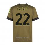 Maglia Milan Giocatore Lazetic Terza 2022 2023