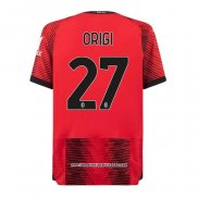 Maglia Milan Giocatore Origi Home 2023 2024