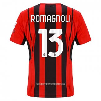 Maglia Milan Giocatore Romagnoli Home 2021 2022