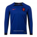 Maglia Paesi Bassi Away Manica Lunga 2022