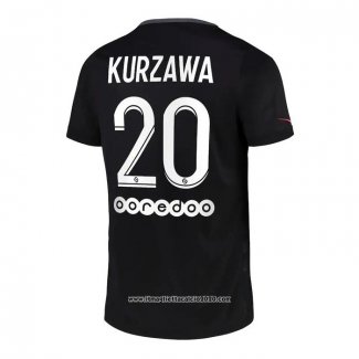 Maglia Paris Saint-Germain Giocatore Kurzawa Terza 2021 2022