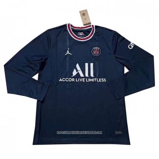 Maglia Paris Saint-Germain Home Manica Lunga 2021 2022