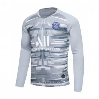 Maglia Paris Saint-Germain Portiere Manica Lunga 2020 2021 Grigio