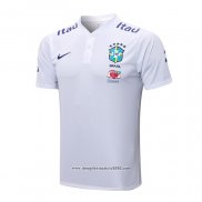 Maglia Polo Brasile 2022 2023 Bianco