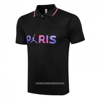 Maglia Polo Paris Saint-Germain 2021 2022 Nero