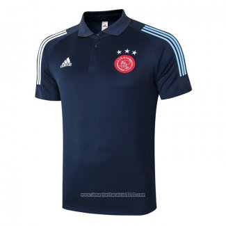 Maglia Polo Ajax 2020 2021 Blu