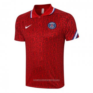 Maglia Polo Paris Saint-Germain 2020 Rosso