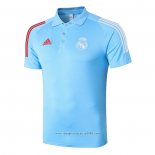 Maglia Polo Real Madrid 2020 2021 Blu