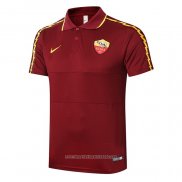 Maglia Polo Roma 2020 2021 Rosso