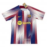 Maglia Prematch FC Barcellona 2023 Blu e Rosso