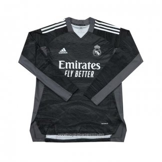 Maglia Real Madrid Portiere Manica Lunga 2021 2022 Nero