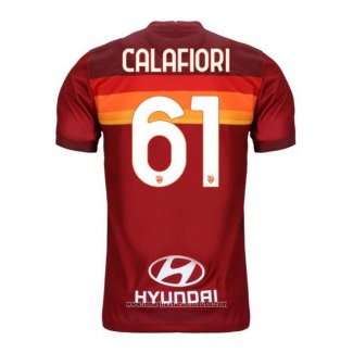 Maglia Roma Giocatore Calafiori Home 2020 2021