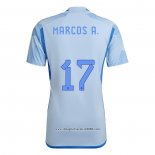 Maglia Spagna Giocatore Marcos A. Away 2022