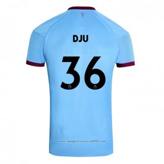 Maglia West Ham Giocatore Dju Away 2020 2021