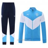 Tuta da Track Giacca Manchester City 2021 2022 Blu