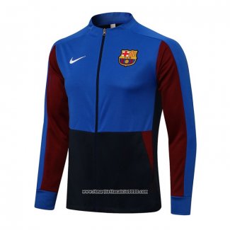 Giacca FC Barcellona 2021 2022 Blu e Rosso