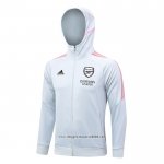 Giacca con Capucha Arsenal 2023 2024 Grigio