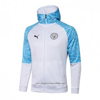 Giacca con Capucha Manchester City 2021 Bianco