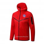 Giacca con Capucha Paris Saint-Germain Jordan 2022 2023 Rosso