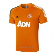 Maglia Allenamento Manchester United 2020 2021 Arancione