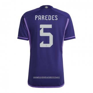 Maglia Argentina Giocatore Paredes Away 2022