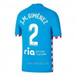 Maglia Atletico Madrid Giocatore J.m.gimenez Terza 2021 2022