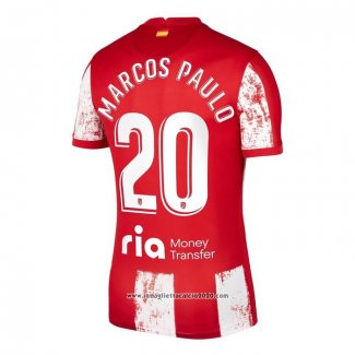 Maglia Atletico Madrid Giocatore Marcos Paulo Home 2021 2022