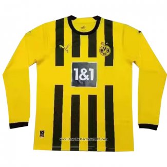 Maglia Borussia Dortmund Home Manica Lunga 2022 2023