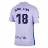 Maglia FC Barcellona Giocatore Jordi Alba Away 2021 2022