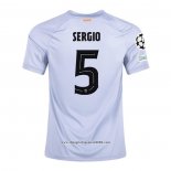 Maglia FC Barcellona Giocatore Sergio Terza 2022 2023