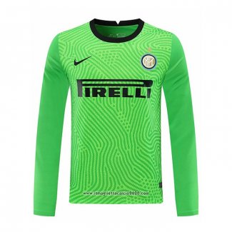 Maglia Inter Portiere Manica Lunga 2020 2021 Verde